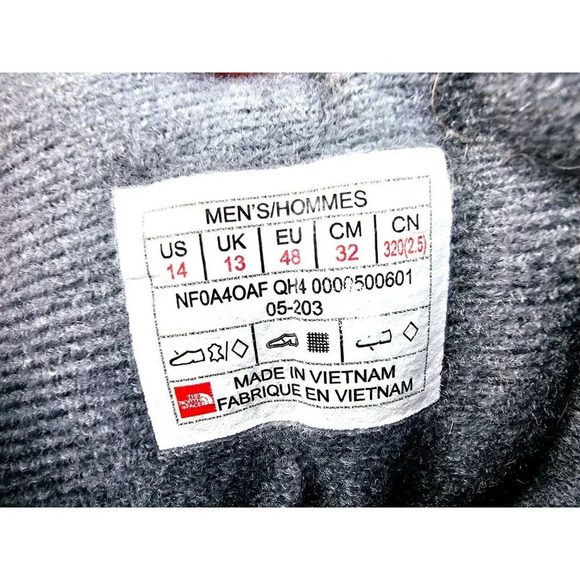 The North Face size 14 Men's Chilkat IV Waterproof Boots Heat Seeker Gray Suede - Picture 4 of 16